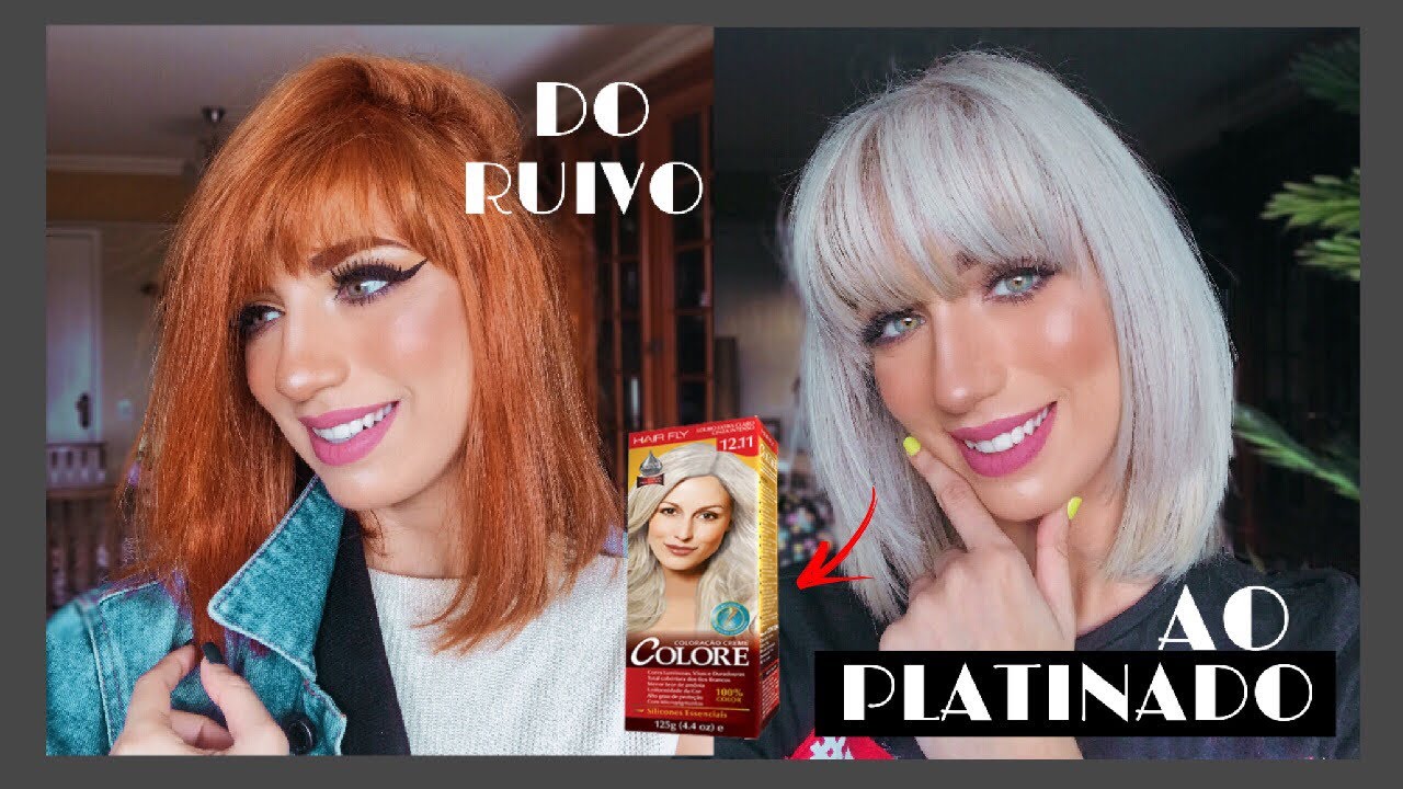 DO RUIVO AO PLATINADO em 1 dia