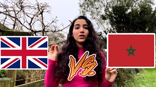 اختلافات بين المغرب 🇲🇦 و بريطانيا🇬🇧 معرفتهم حتى جيت ليها!!