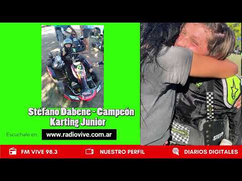 Stéfano Dabene Campeón Karting Junior