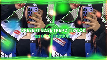 present base trend tiktok | qr code alight motion