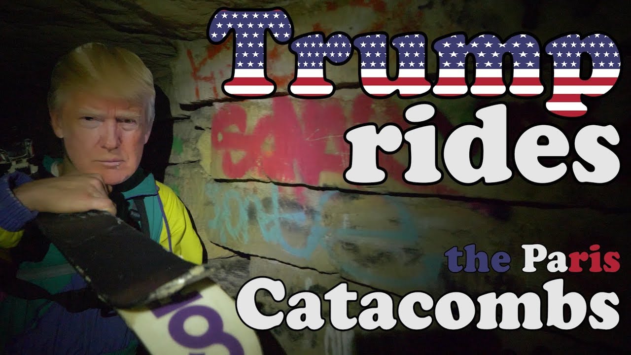 DONALD TRUMP SKIING IN PARIS CATACOMBS | Mad Cow