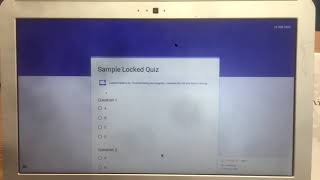 Locked Mode Google Quiz