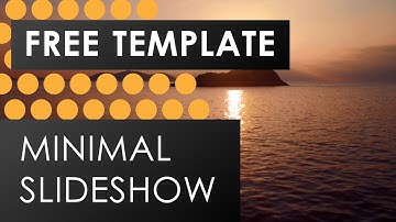 Free After Effects Template MINIMAL SLIDESHOW