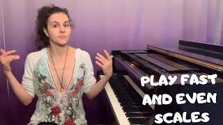 PLAY FAST AND EVEN SCALES ON THE PIANO // Make Your Scales Sound More Effortless // Piano Tutorial screenshot 1