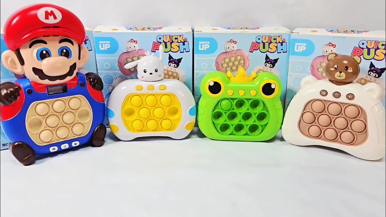 ASMR Playing Pop it Electronic Fast Push Game Fidget Toy | Stage Mode | Level Mode