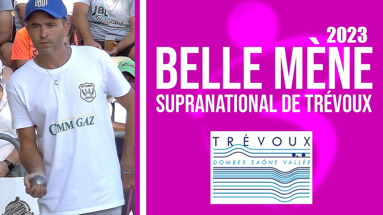 Miniature : « Belle mène » 32e HUREAU vs N’DIAYE : Supranational à pétanque de Trévoux - Août 2023