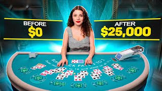 I WON $25,000 ON PRIVATE TABLE BLACKJACK!