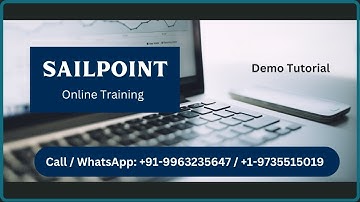 Best SailPoint IIQ training | SailPoint IdentityIQ Demo Tutorial | SailPoint training videos