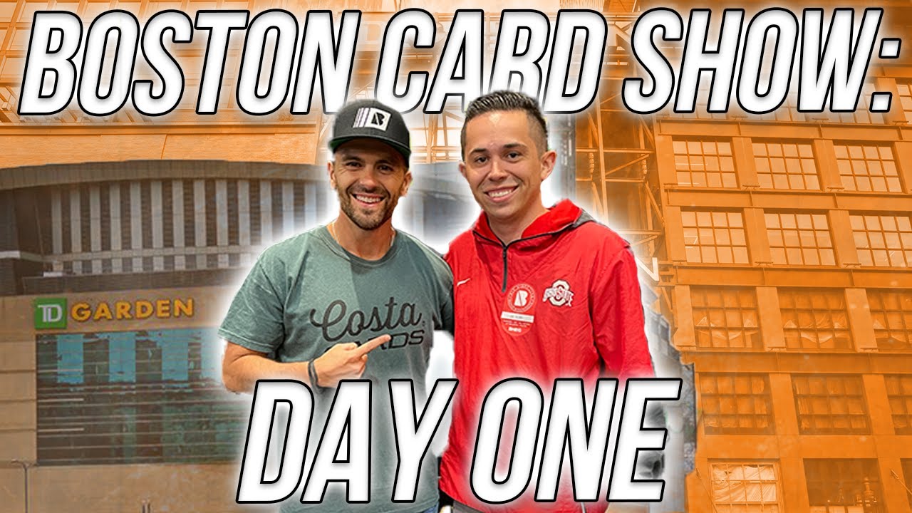 CARD SHOW AT THE TD GARDEN ☘️ Boston Card Show Day One 🔥 YouTube