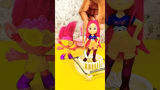 CUTE MIRA KPOP DEMON HUNTERS AND TROLLS REVIEW UNBOXING ASMR TOYS 🌻🌞#shorts #toys #trolls #kpop