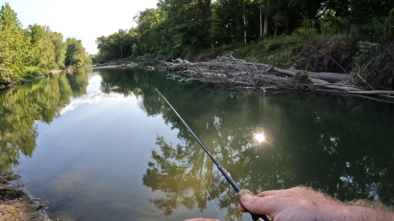 Rebroadcast of a Creek Fishing Adventure with Better Quality