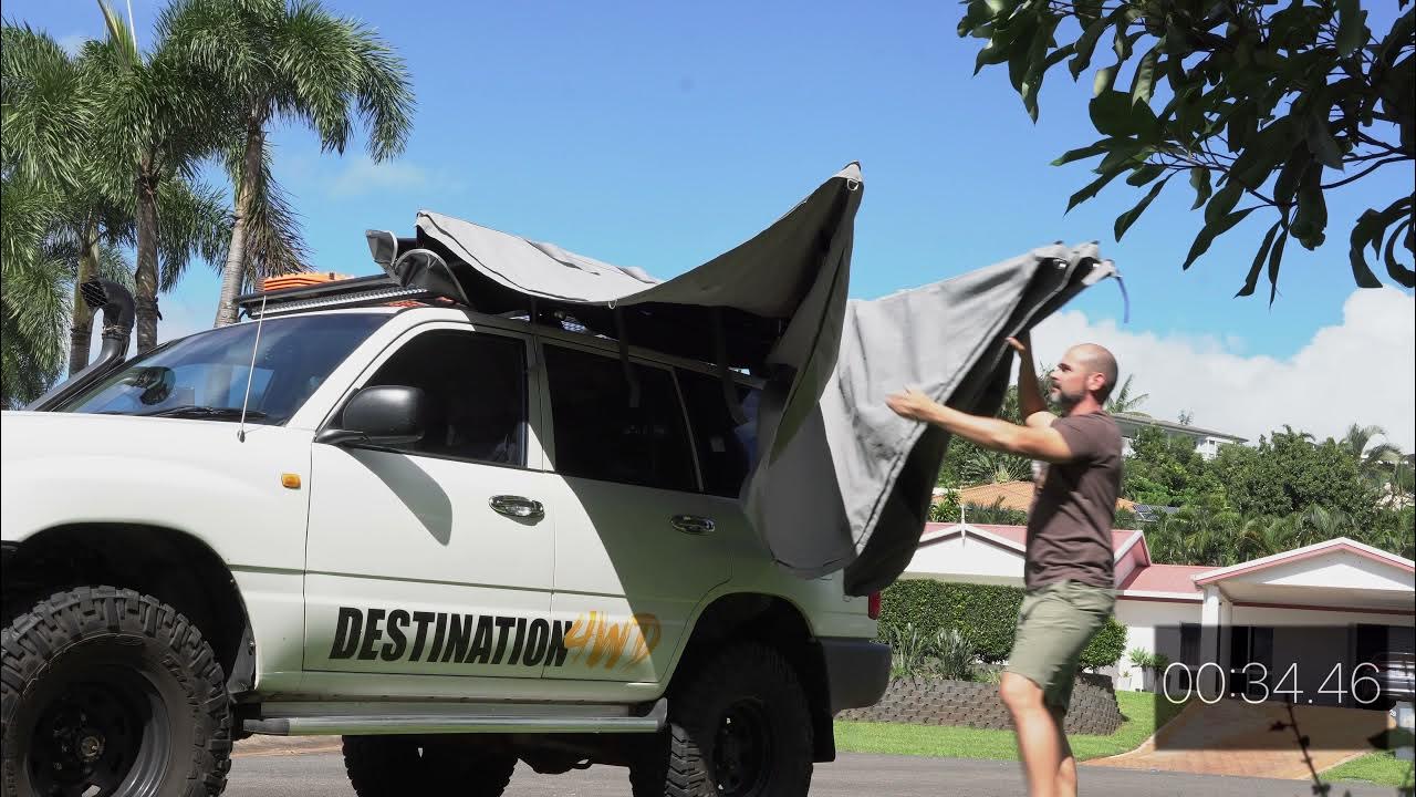 Best 270 degree Awning Free Standing Australia Made Destination4wd D270 YouTube