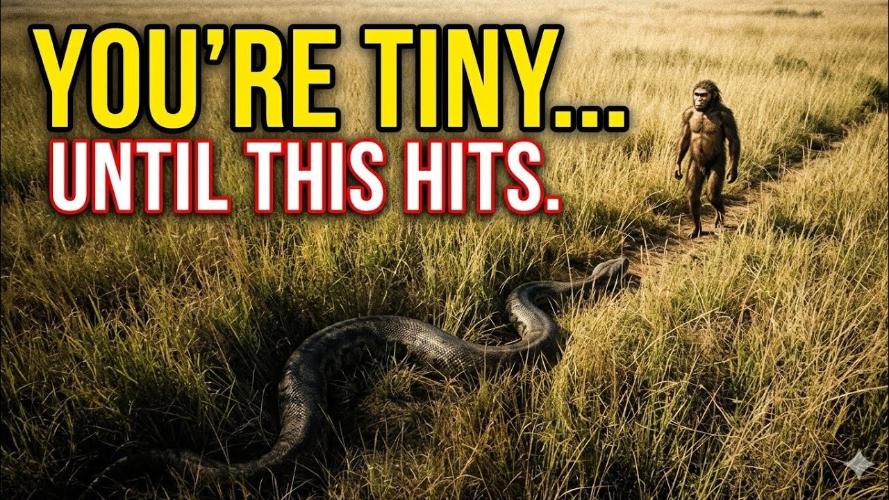 Giant Python vs. Early Humans: The Battle for Survival😲🐍#history# ...