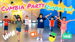 CUMBIA PARTY | Cumbia | Zumba Kids | Dance | Jenny x Joe | Taiwan