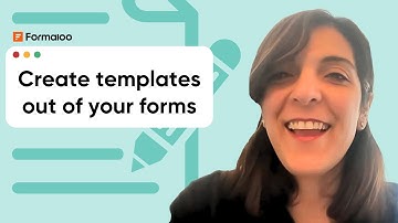 How to create templates of your forms for recurring processes