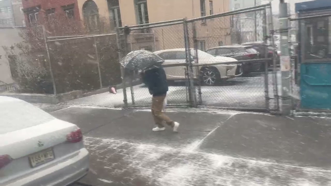 third snowstorm in Jersey City NJ 2026