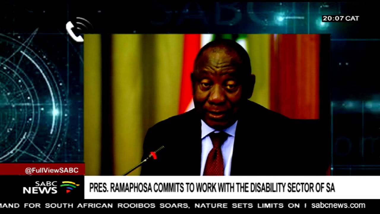 Pres Ramaphosas commitment to the disability sector Thandi Mfulu