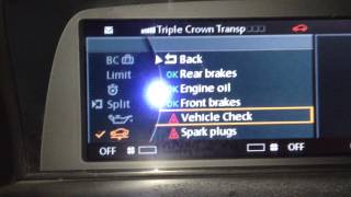 DIY BMW E65 E66 750i 750li Reset Vehicle Check On Idrive