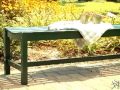 Rorick 5 ft Wood Backless Bench Forest Green - Product Review Video Rorick 5 ft Wood Backless Bench Forest Green - Product Review Video