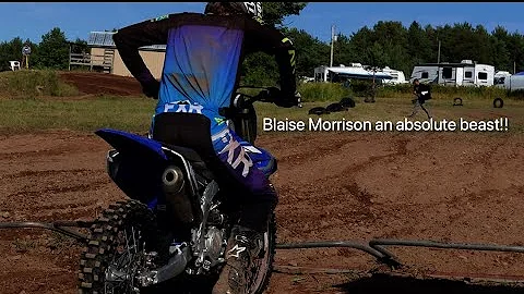 Blaise Morrison shreds range MX