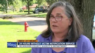 MKE County Jail VINE notification software crash
