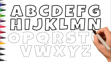 How to draw Alphabet Lore Faceless - Alphabet Drawing and Coloring