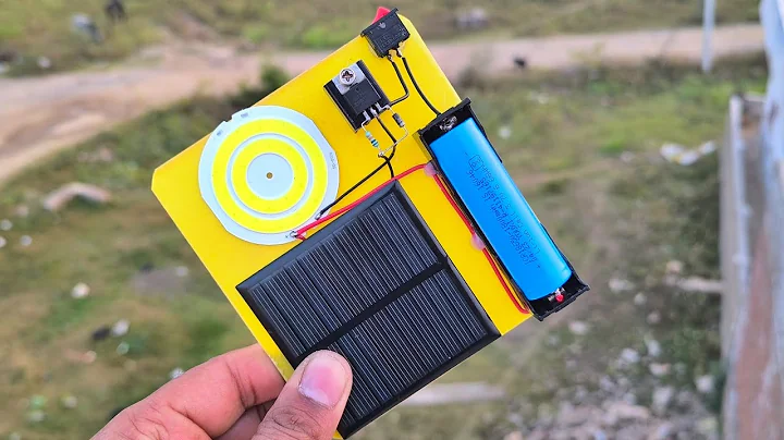 DIY Smart Solar Lamp Auto Turn On At Night