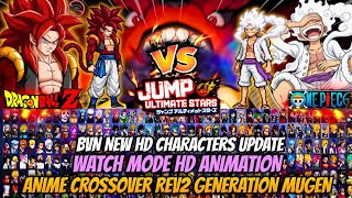 RELEASE!! ANIME CROSSOVER MUGEN REV2 GENERATION ANDROID OFFLINE 2026 - BEST HD CHARACTERS EDITION screenshot 1