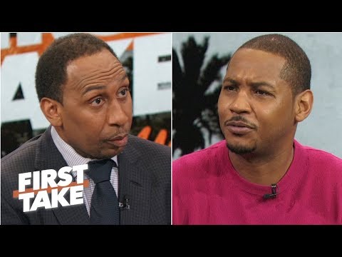 Carmelo Anthony never said anything about an NBA farewell tour | First Take