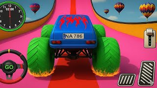 سباق الشاحنات العملاقة ثلاثية الأبعاد على المنحدرات الضخمة - حركات بهلوانية ثلاثية الأبعاد بالسيا... screenshot 3