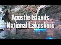 Apostle Islands National Lakeshore Kayak Tour. 4k Video and Drone Footage. DJI Spark. Bing Err