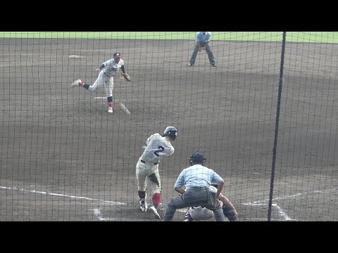 大阪桐蔭 松尾汐恩 この試合2本目のホームラン(聖望学園戦/第104回全国高等学校野球選手権大会)