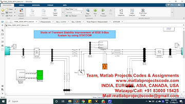 Study of Transient Stability Improvement of IEEE 9-Bus System by using STATCOM
