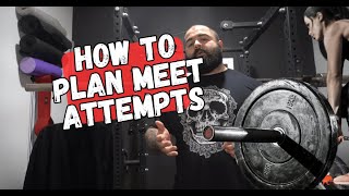 How to Strategically Plan Your Attempts for a Powerlifting Meet