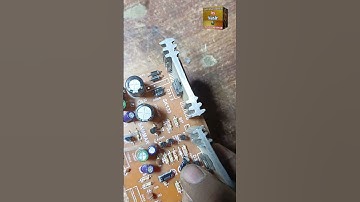 D313 transistor amplifier supplyand output All Connection.#shortvideo