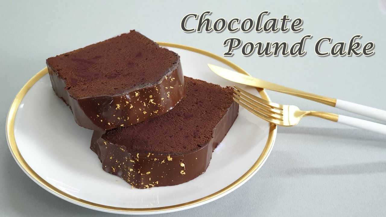 ⁣[EngSub] [초코케이크] 초코 파운드 케이크 만들기/How to make a chocolate pound cake/ASMR/홈베이킹