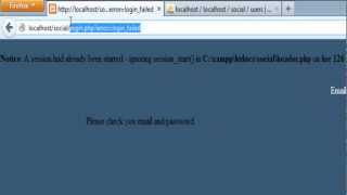 Create a Social Network - 8 - Login User Part 2