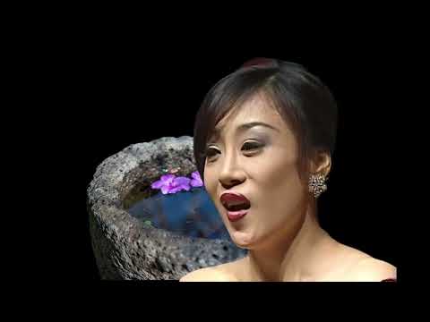 "진달래 꽃"    조수미  김동진 곡 배경 우승술 작가