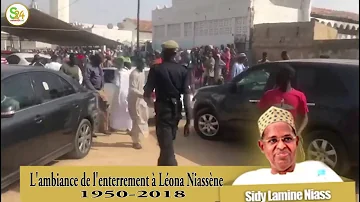 L'ambiance à l'enterrement de Sidi Lamine Niass à Léona Niassène