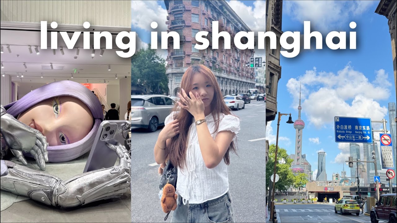 LIVING IN SHANGHAI VLOG | hanging with friends, new nails, cool pop-ups, cute bakery, what i wear