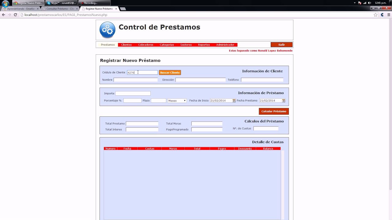 prestamos web es legal