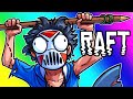 Raft Funny Moments - Morons Stuck out at Sea