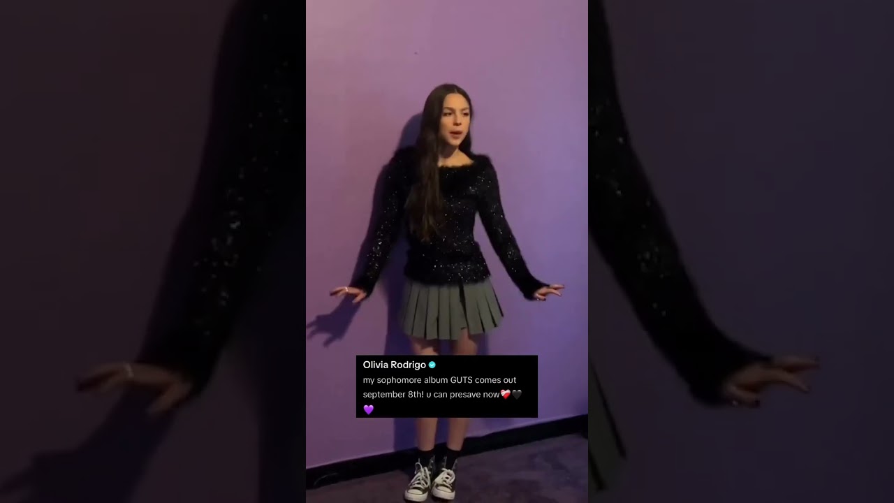 Olivia Rodrigo new album 'GUTS' is coming in September