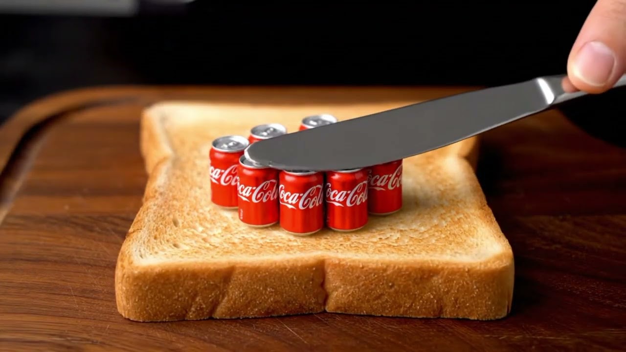 Which Butter Spread Is Better, Cocolate or Cold Drinks? 4K Sound |