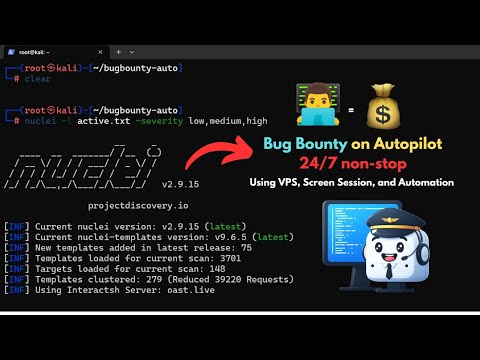 Bug Bounty on Autopilot using VPS Screen Session and Automation