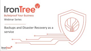 Backups and Disaster Recovery as a service