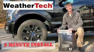 WeatherTech No Dill MudFlaps!  5 Minute install!