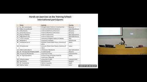 Training school on Computational Materials Modeling 2022 Day 1 lecture 1