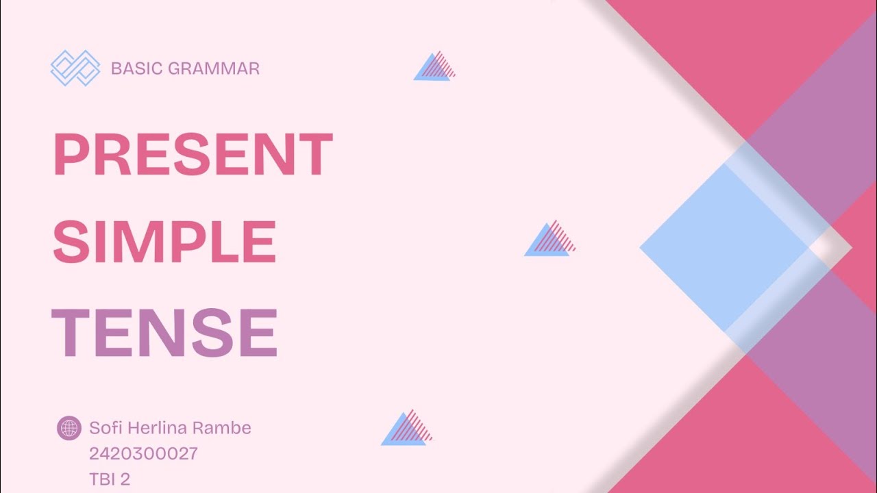 Final Term Simple Basic Grammar, Present Simple Tense. Final Assignment TBI 2. - YouTube