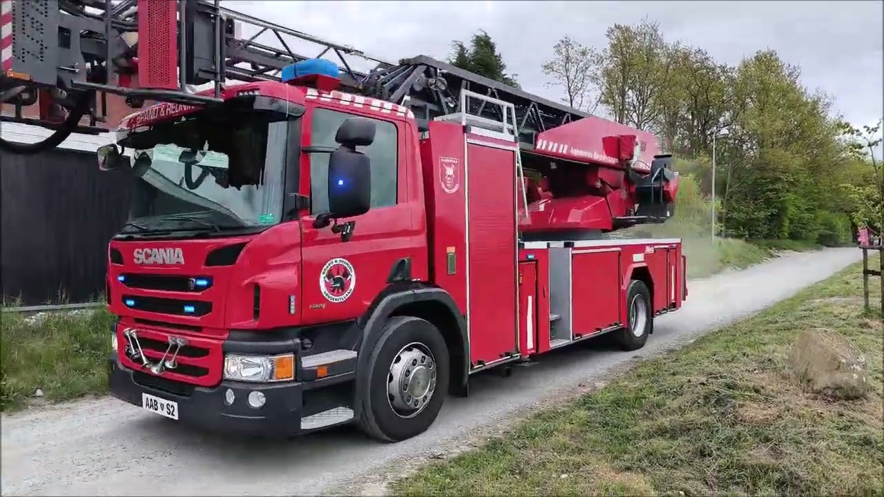 5x brandbiler i Udrykning i Stubbæk.